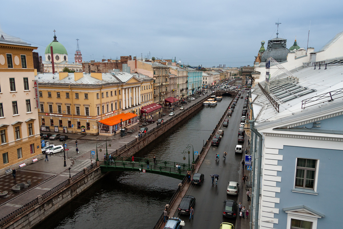 E, se São Petersburgo é de encher os olhos vista de baixo, imaginem essa sensação!
