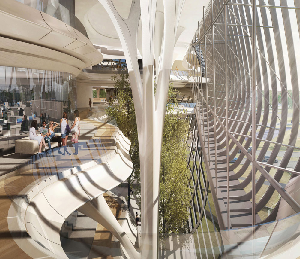 Un progetto dell’architetto Zaha Hadid. 