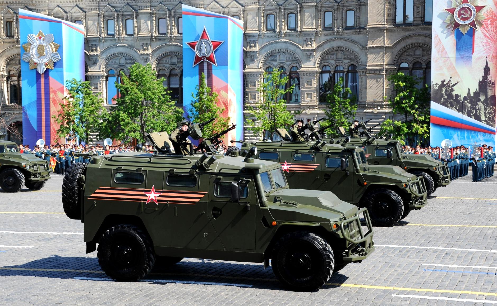 Desfile de segunda (9) teve modelos tradicionais e inovações do poderio militar russo