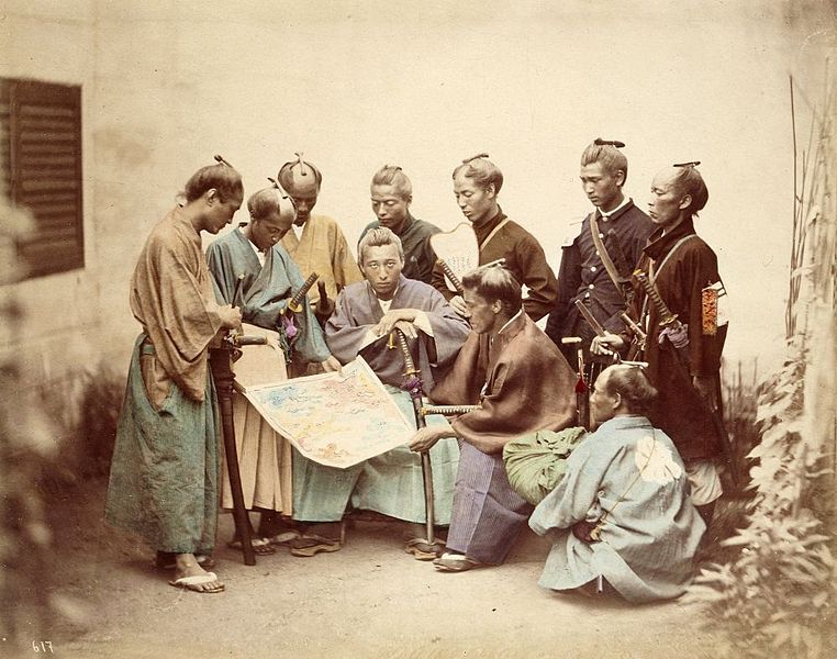 Satsuma Samurai during the Boshin War period.