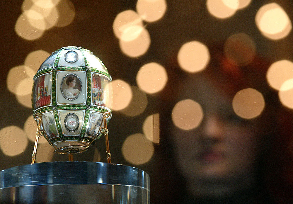 L'œuf Fabergé offert par l'empereur Nicolas II à son épouse en 1911.