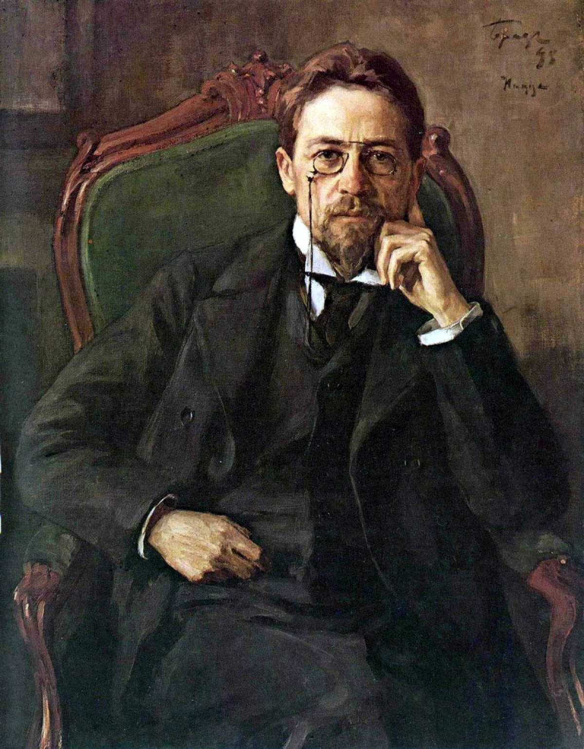 Osip Braz. Portrait of Anton Pavlovich Chekhov (1898).