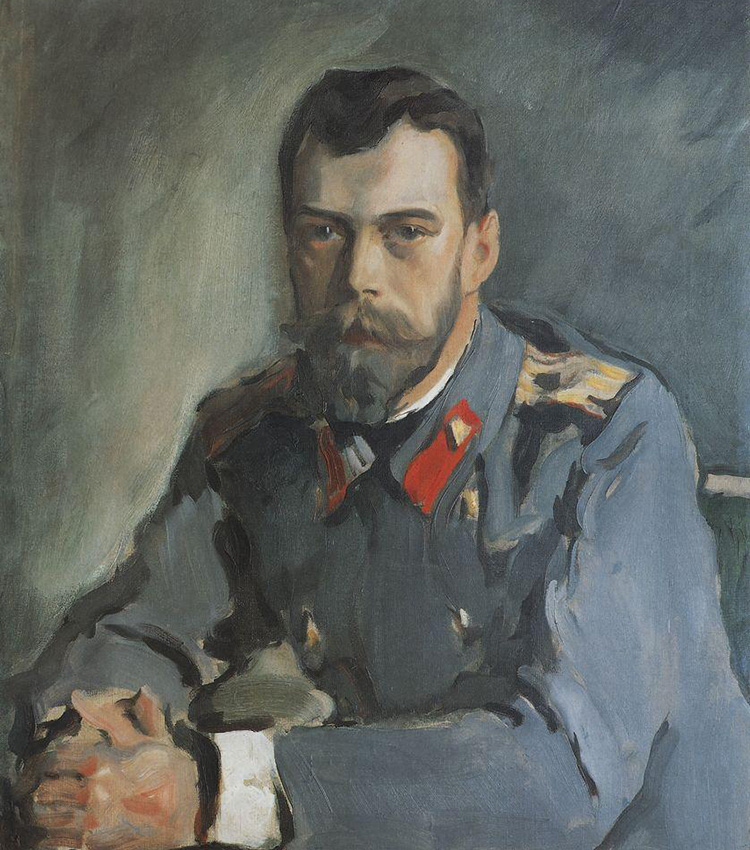 ‘Retrato de Nicolás II”, 1900. 