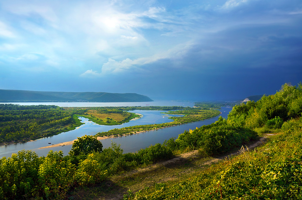 The Volga River on Samara