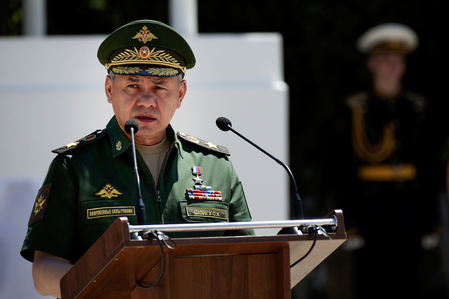 Menteri Pertahanan Rusia Sergei Shoigu.
