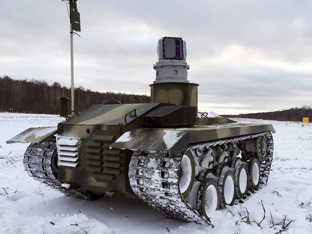 Руски борбен робот „Нерехта“.