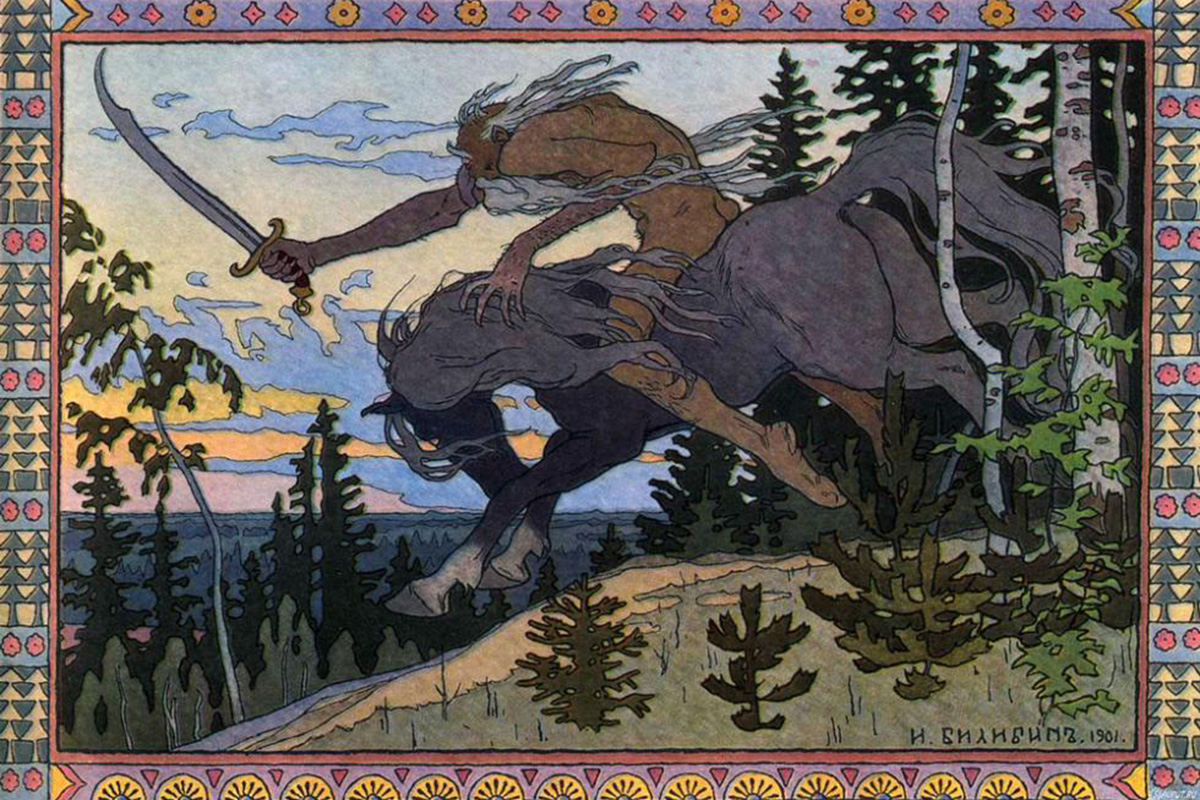　有名なロシアのイラストレーターで、ロシアフォークロアの解釈に秀でたイヴァン・ビリビンは、140年前の8月16日に生まれた。
