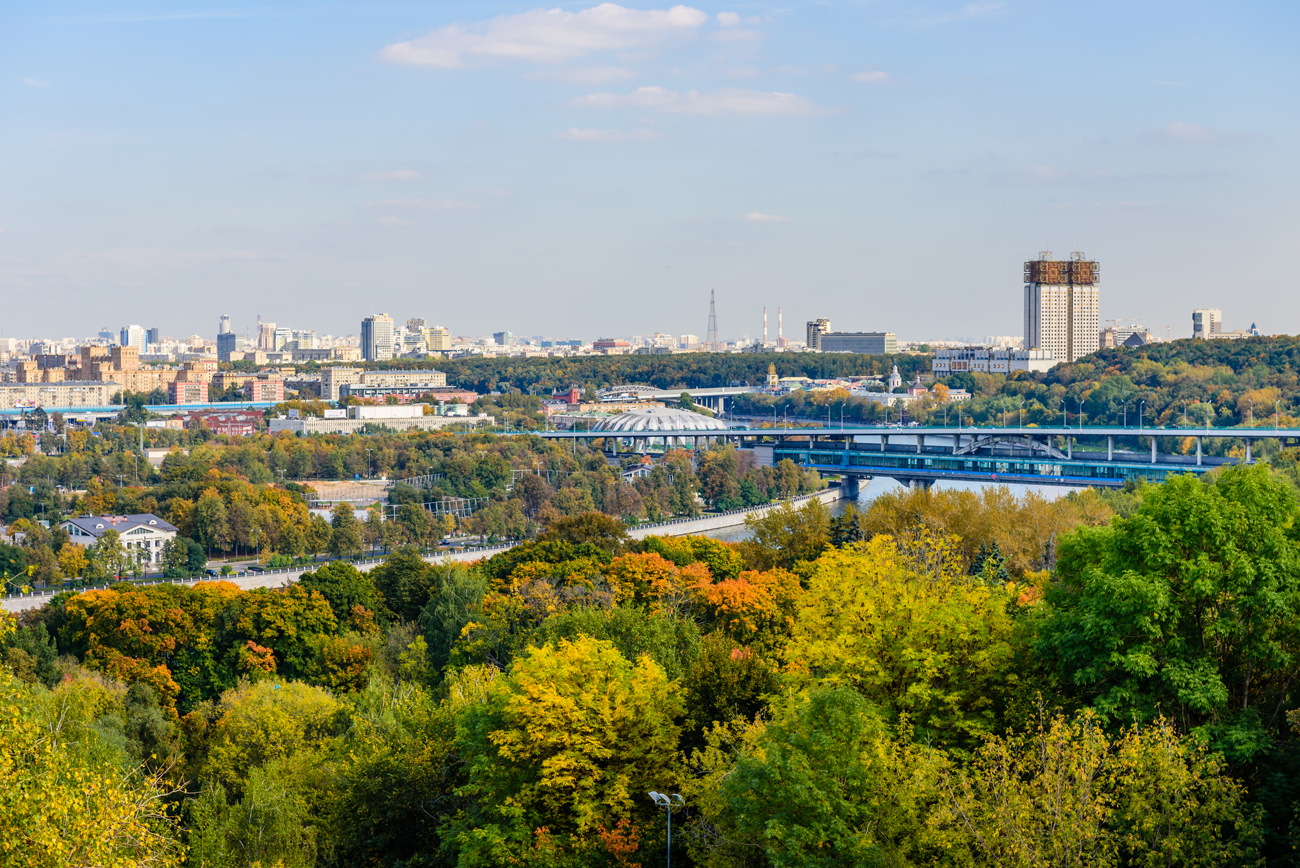 Vista de Moscú desde la Colina de los gorriones. 