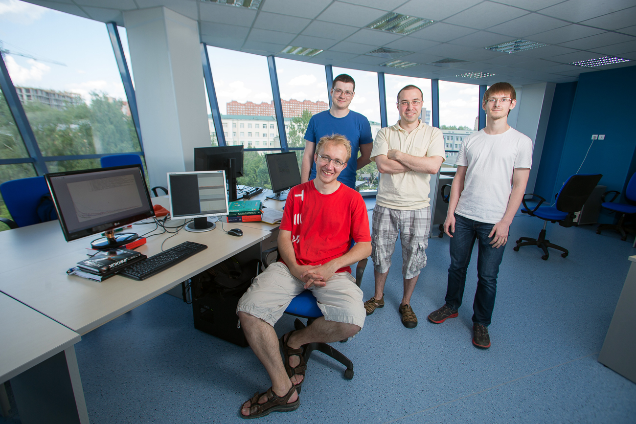 MFTI researchers (left to right): Vladislav Belyaev, Alexei Ozyorin, Valentin Malykh, Dmitry Khusnutdinov.