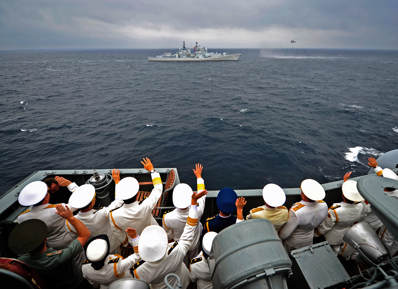 Rusko-kineske vojne vježbe "Pomorska suradnja 2015.", Vladivostok.
