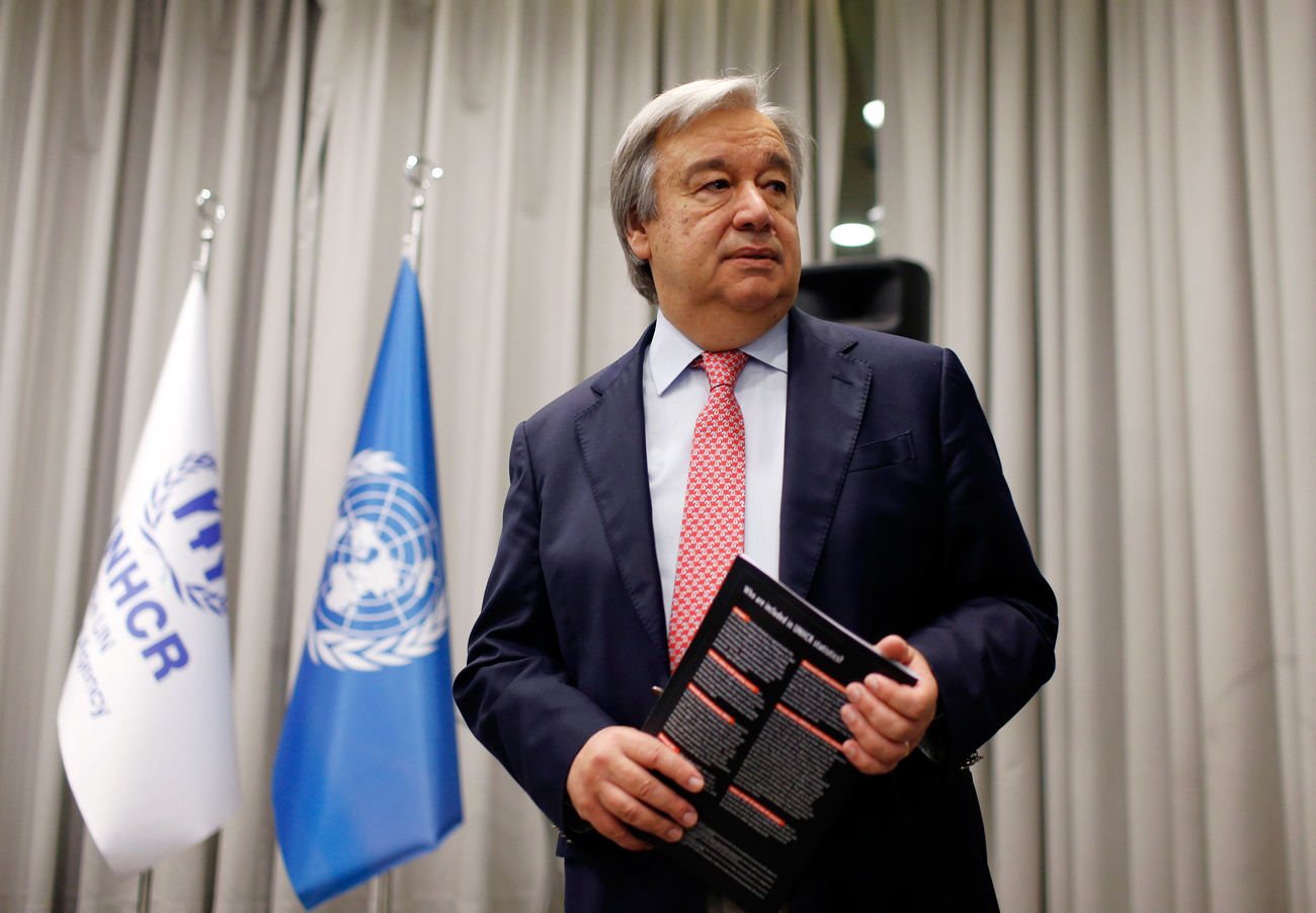 António Guterres, ex primo ministro del Portogallo. 