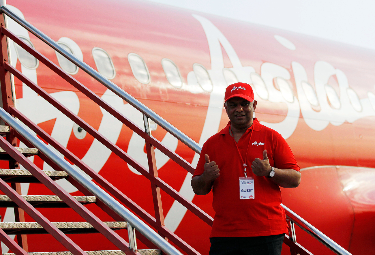 Tony Fernandes, CEO AirAsia, berencana membuka penerbangan langsung ke Rusia.