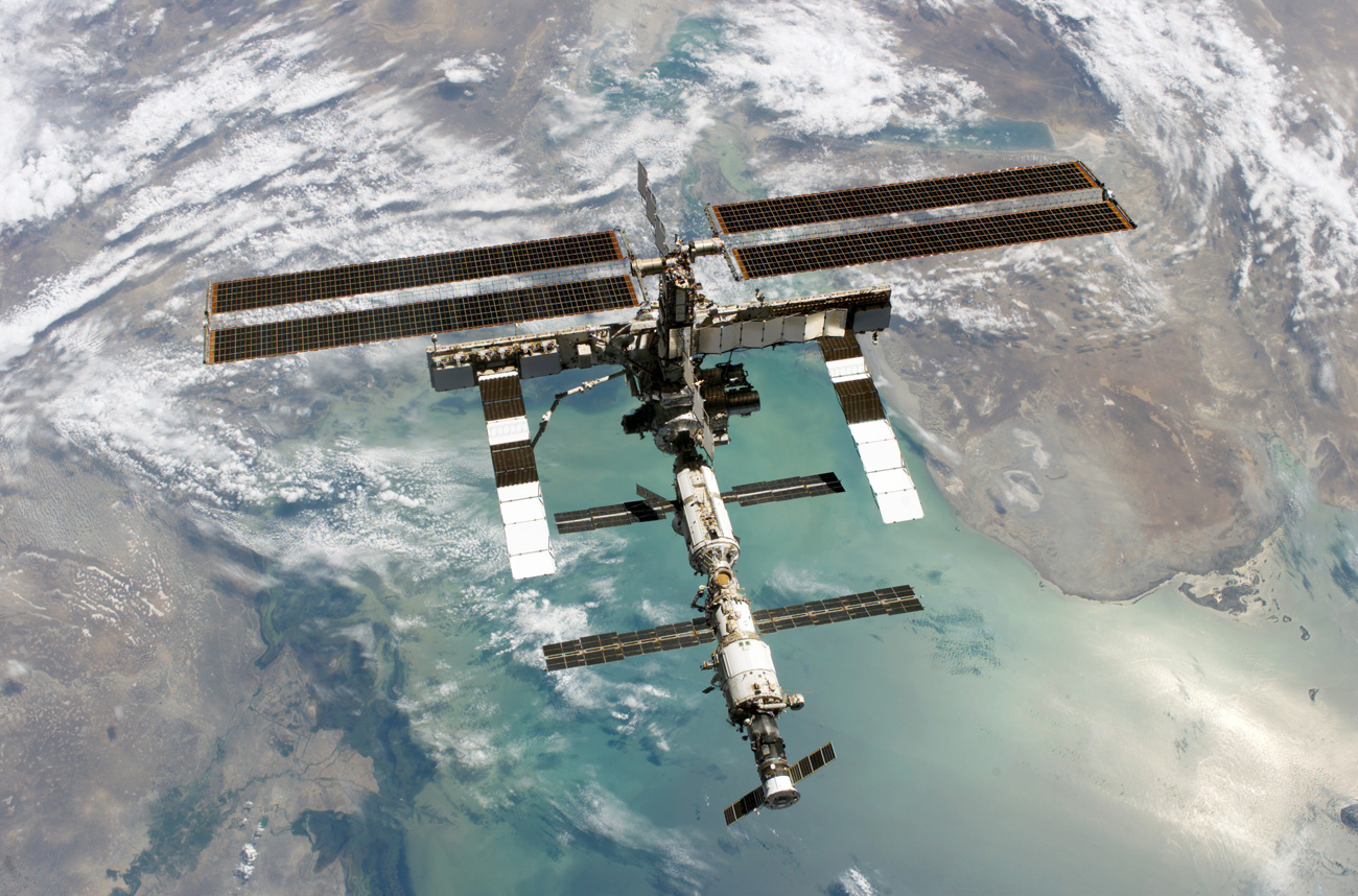 Officially, the space station's longevity is tied to the life of the Zvezda service module that Russian engineers originally built for the Mir-2 station. In 2028 that module's service period will expire. Photo: International Space Station.