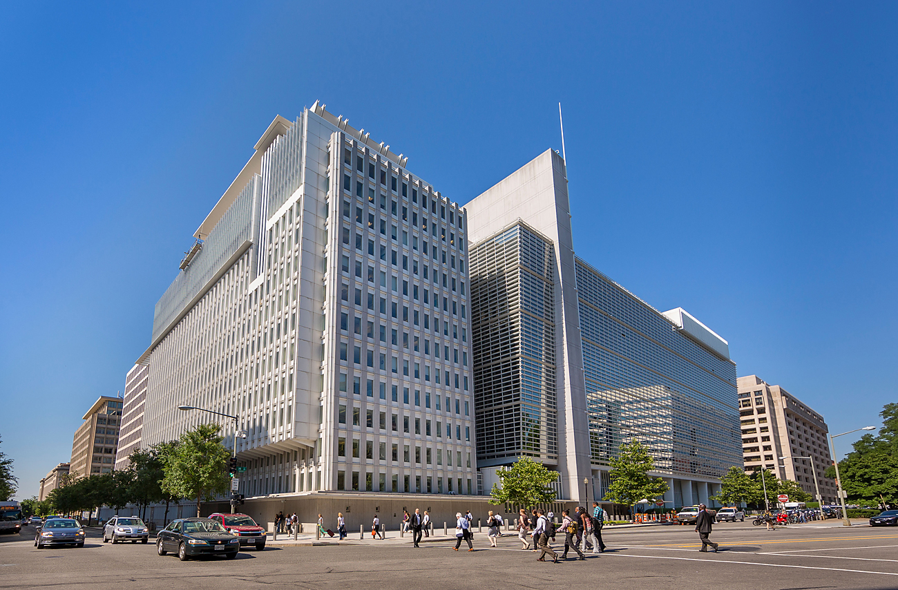 El edificio del Banco Mundial en EE UU. 