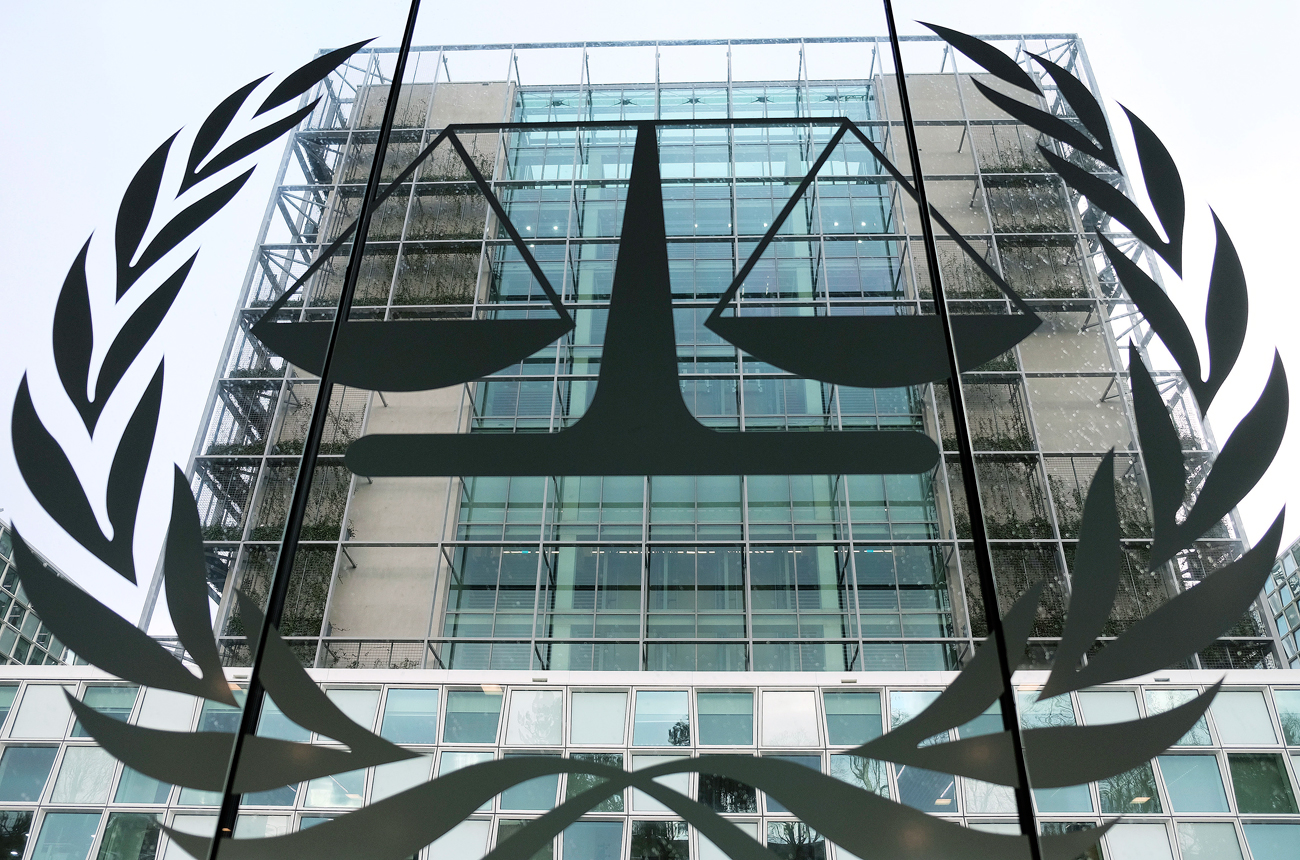 Kantor Pengadilan Kejahatan Internasional di Den Haag, Belanda. 