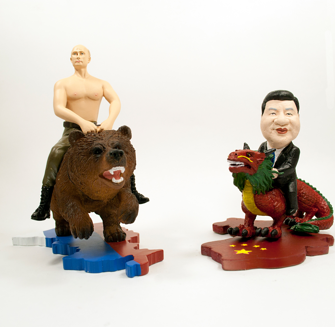 Emresas rusas empiezan a fabricar objetos con la imagen de Vladímir Putin