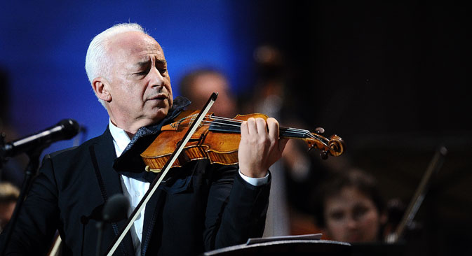 Il violinista Vladimir Spivakov.