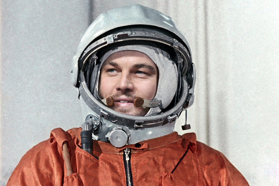 Yuri Gagarin, DiCaprio es perfecto para asumir el papel del primer hombre en el espacio.