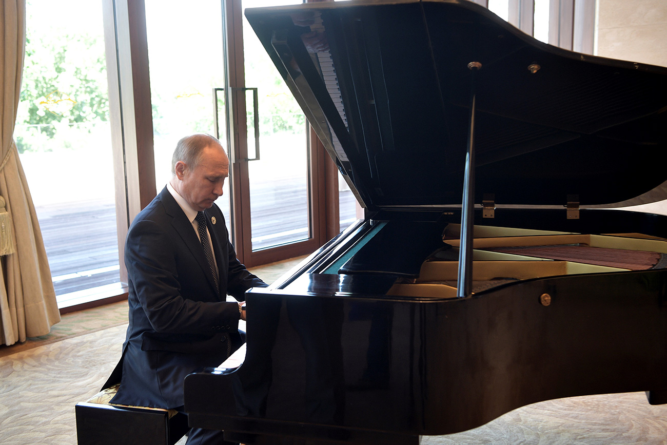 Chinese netizens were impressed with Vladimir Putin’s piano skills in Beijing.