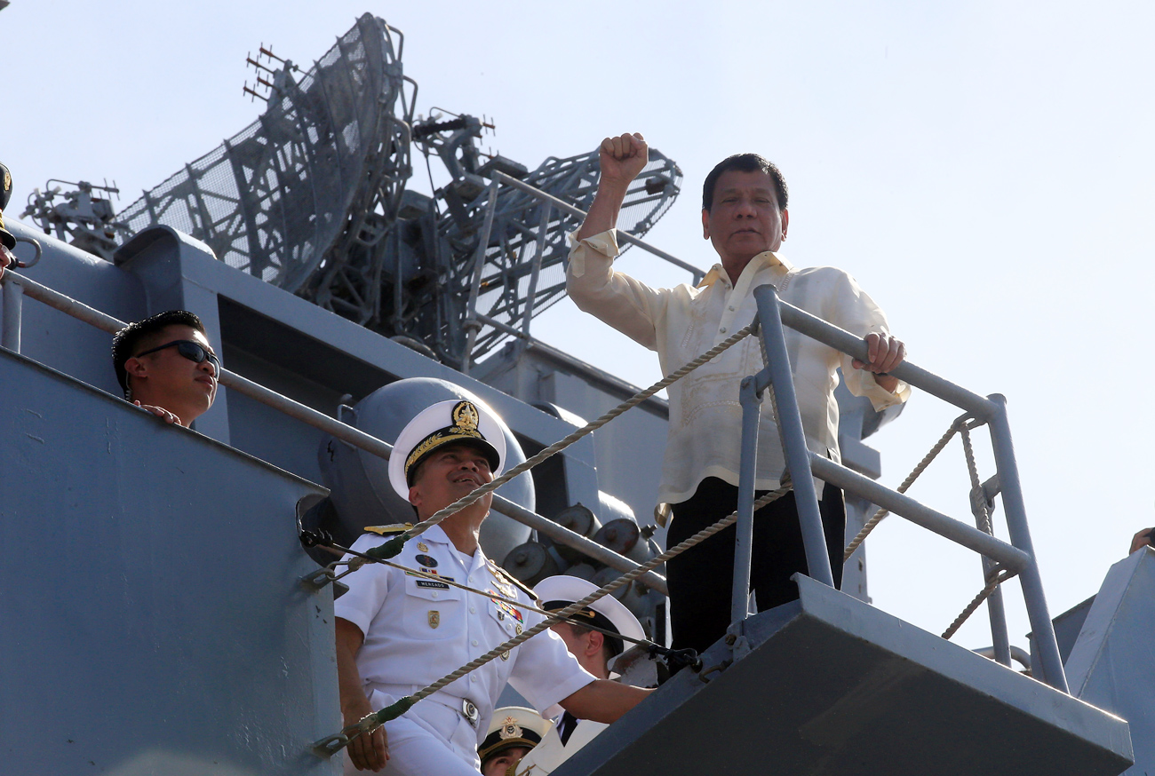 Philippine President Rodrigo Duterte has been making loud overtures to Russia.