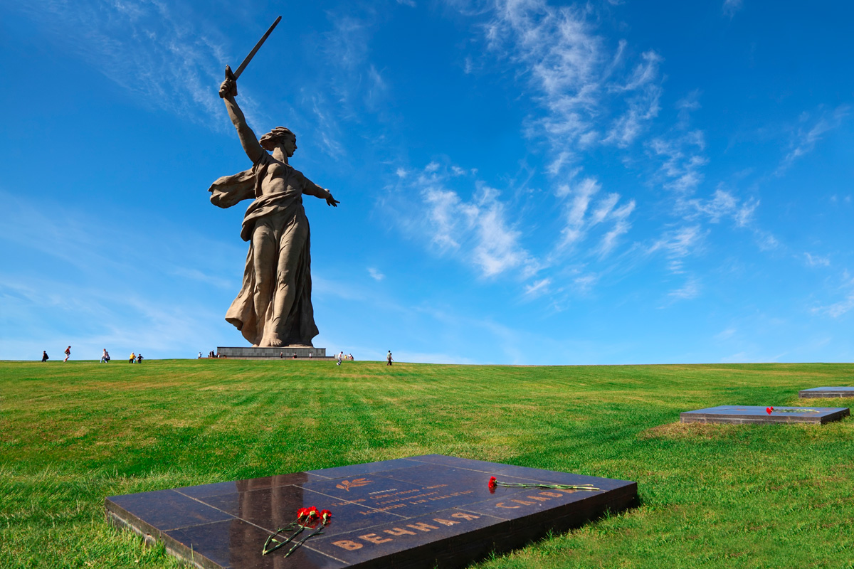 Motherland Calls statue in Volgograd, Russia