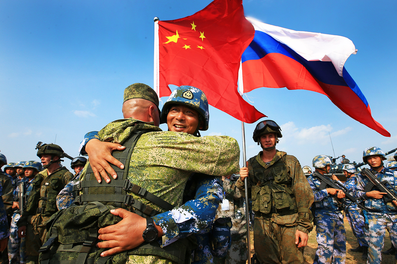 There has been strong bonding between Russian and Chinese military personnel over the last few years.