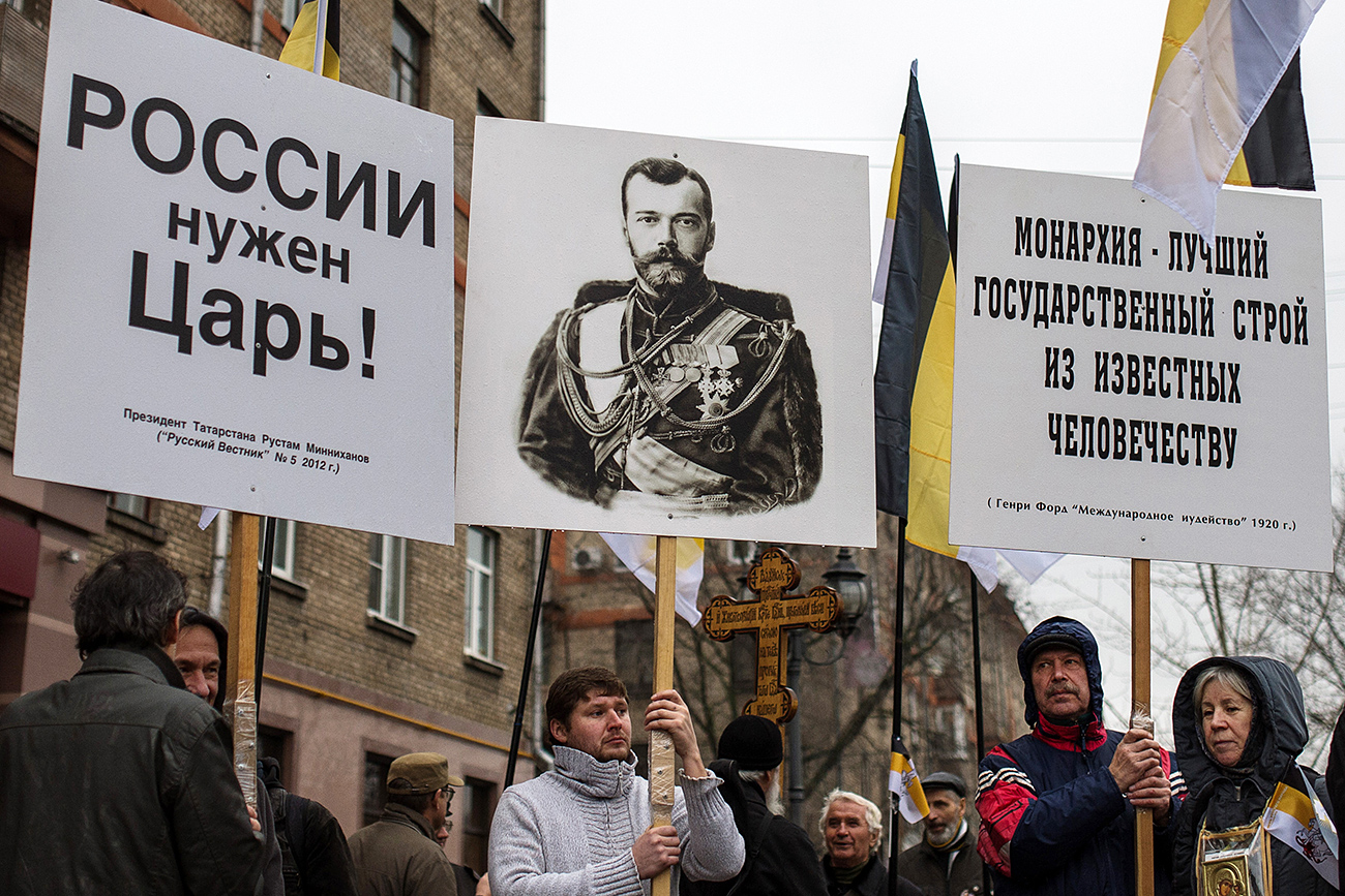 Un 28% de la población quiere a un zar dirigiendo el país.