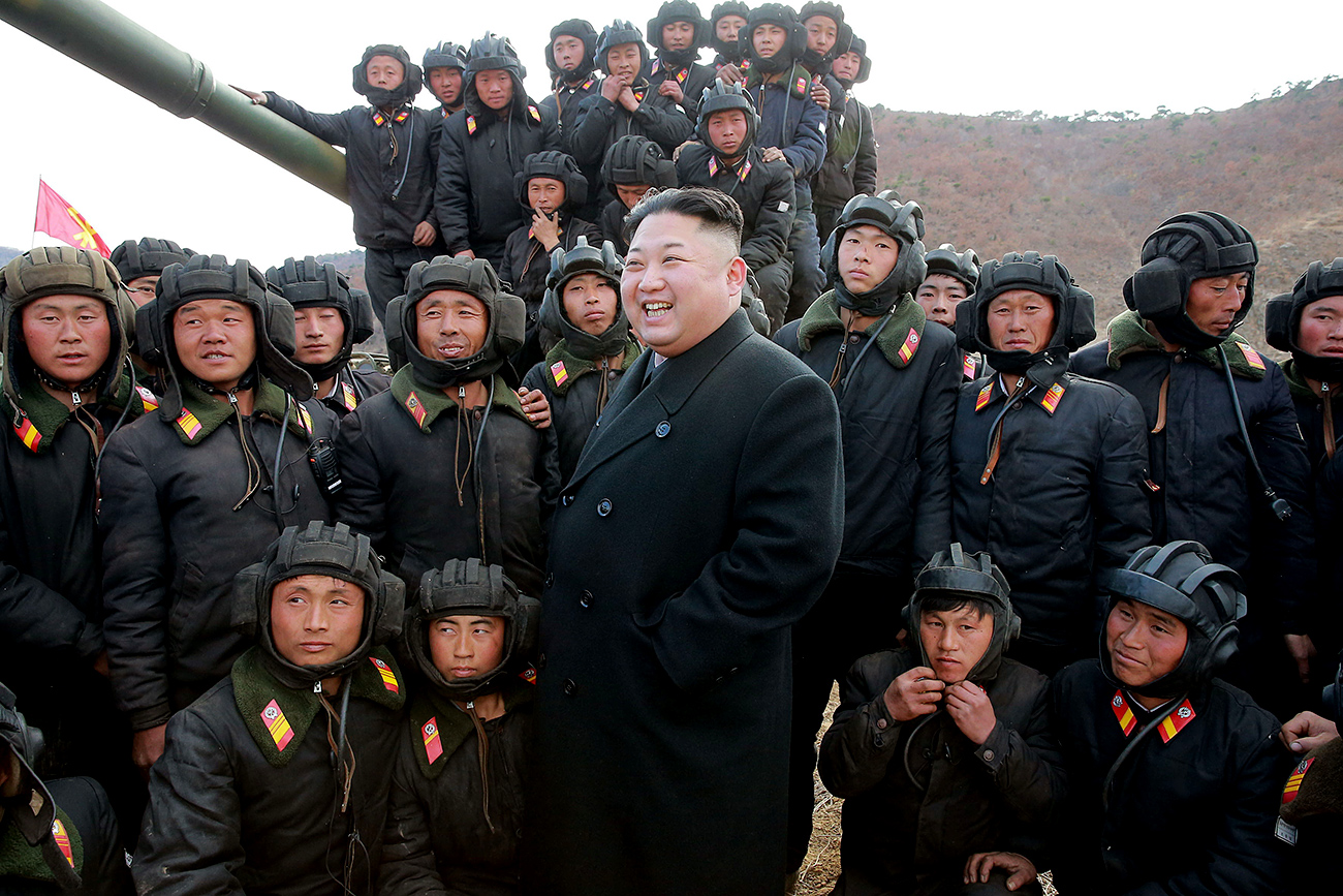 Pemimpin Korea Utara Kim Jong-un.