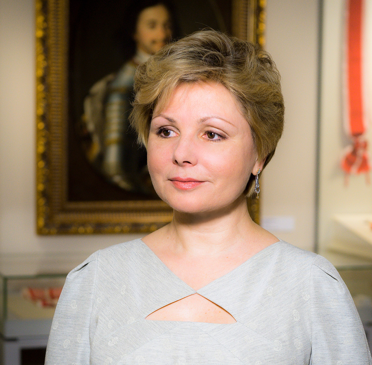 "When I took up the job, no one in the world knew that the Kremlin had a museum." Photo: Elena Gagarina, art expert and daughter of first cosmonaut Yury Gagarin.