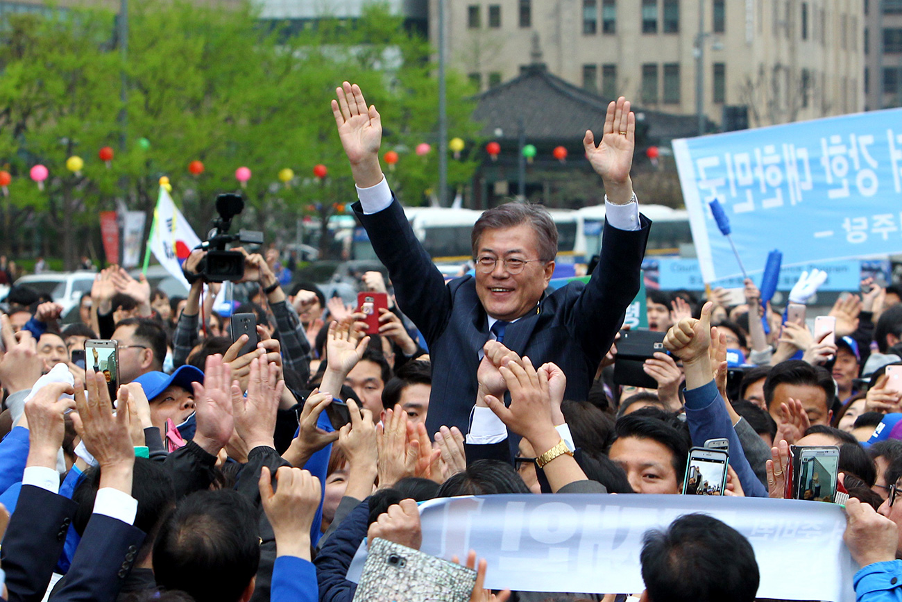 Moon Jae-in memenangkan pemilihan presiden di Korea Selatan dengan meraih 41,1 persen suara.