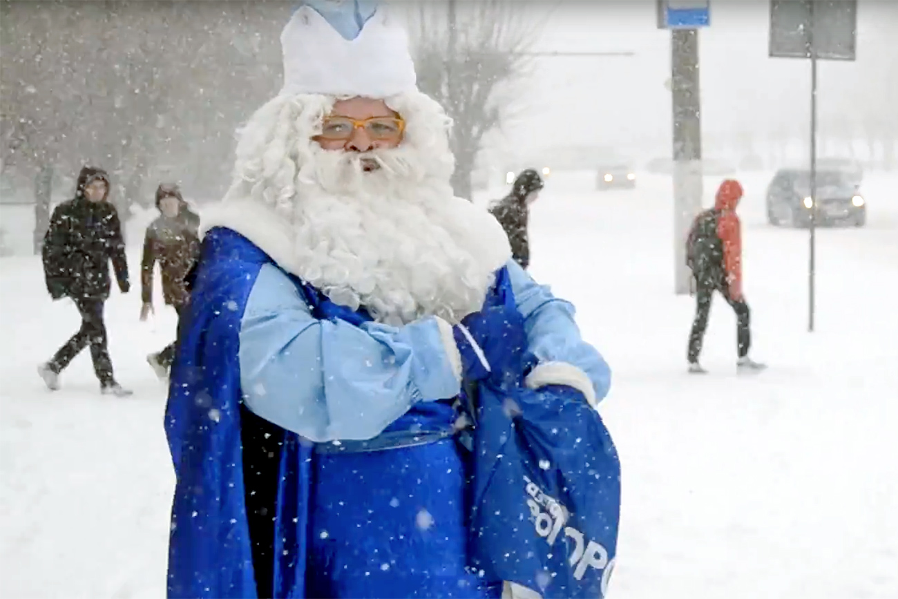 Russian Santa in Kirov