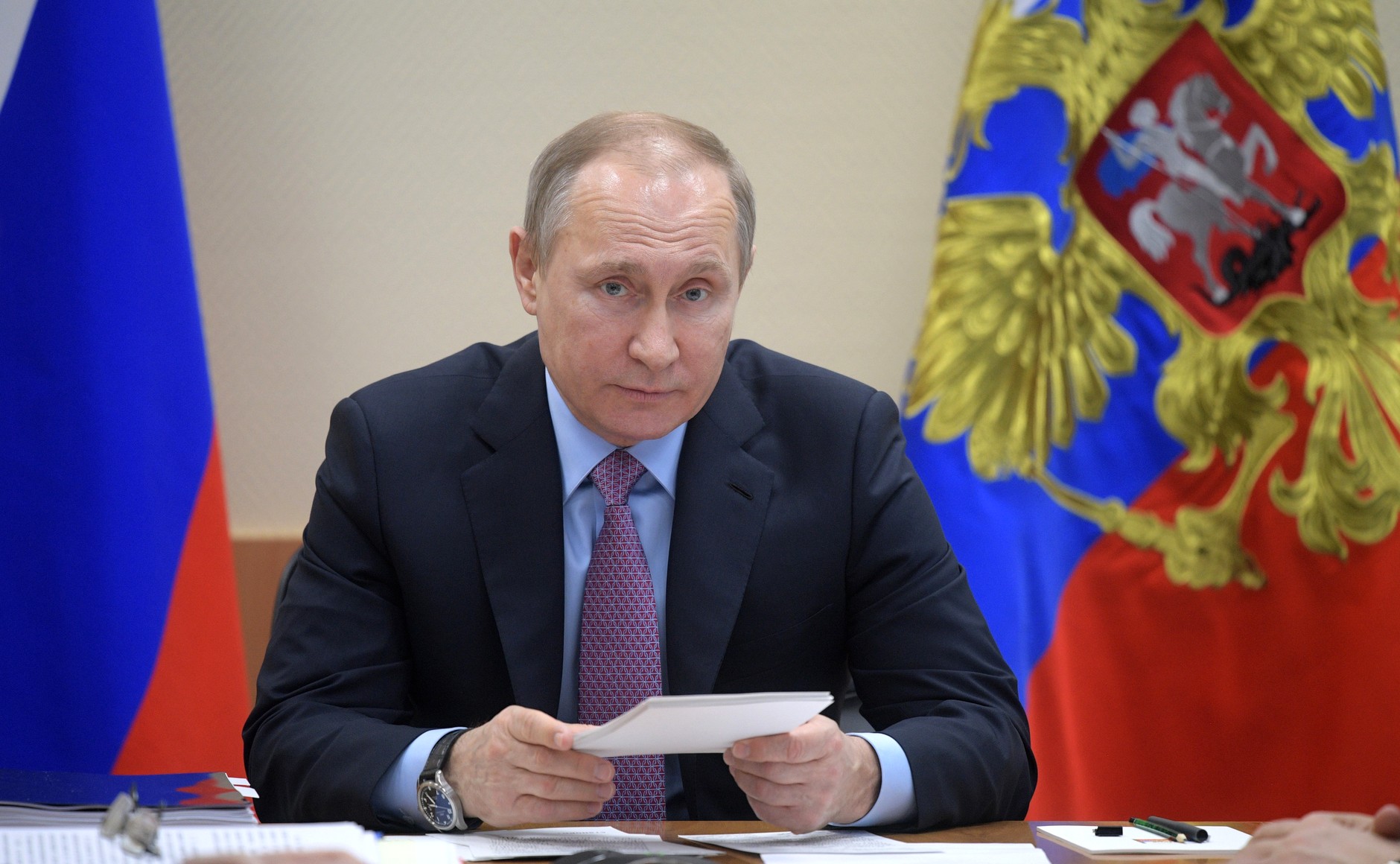 Претседателот на Русија Владимир Путин.
