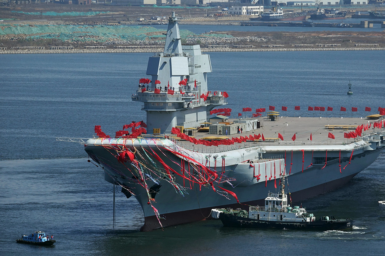 Builders of China's first aircraft carrier used Soviet engineering and concepts.