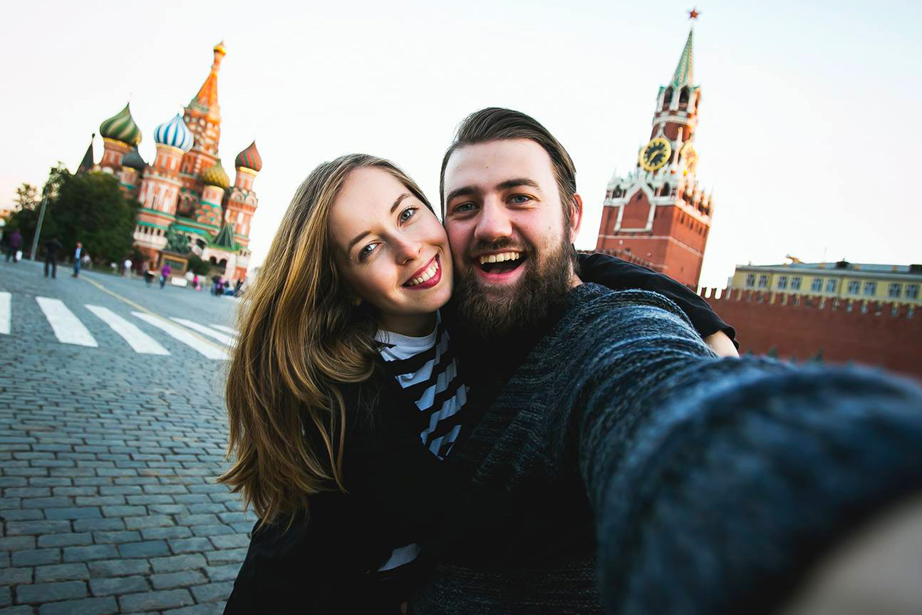Tempat-tempat terbaik di Rusia untuk dapatkan foto 'selfie' yang menawan.