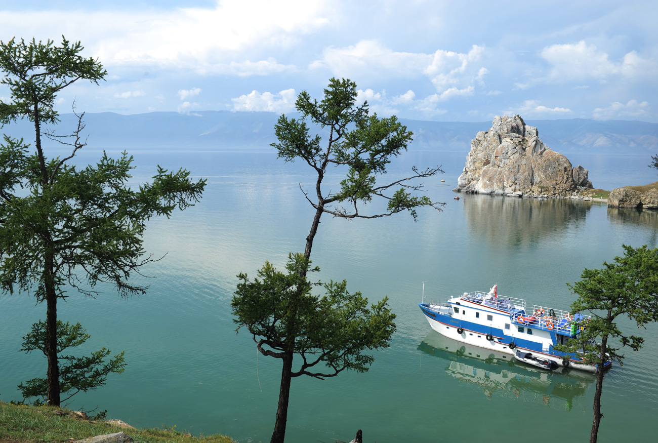 La costa del lago Bajkal.