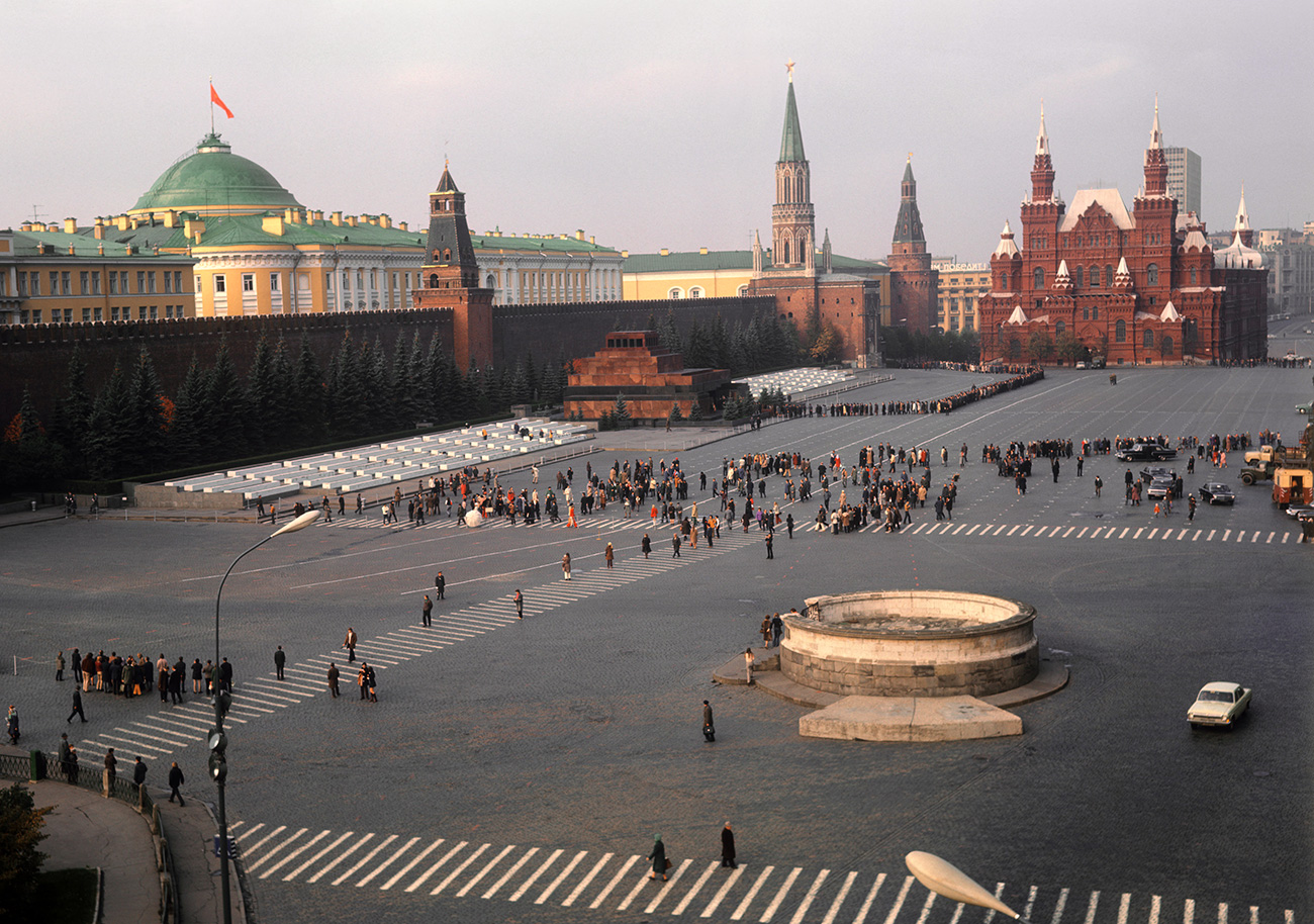 Црвениот плоштад во Москва, СССР. 