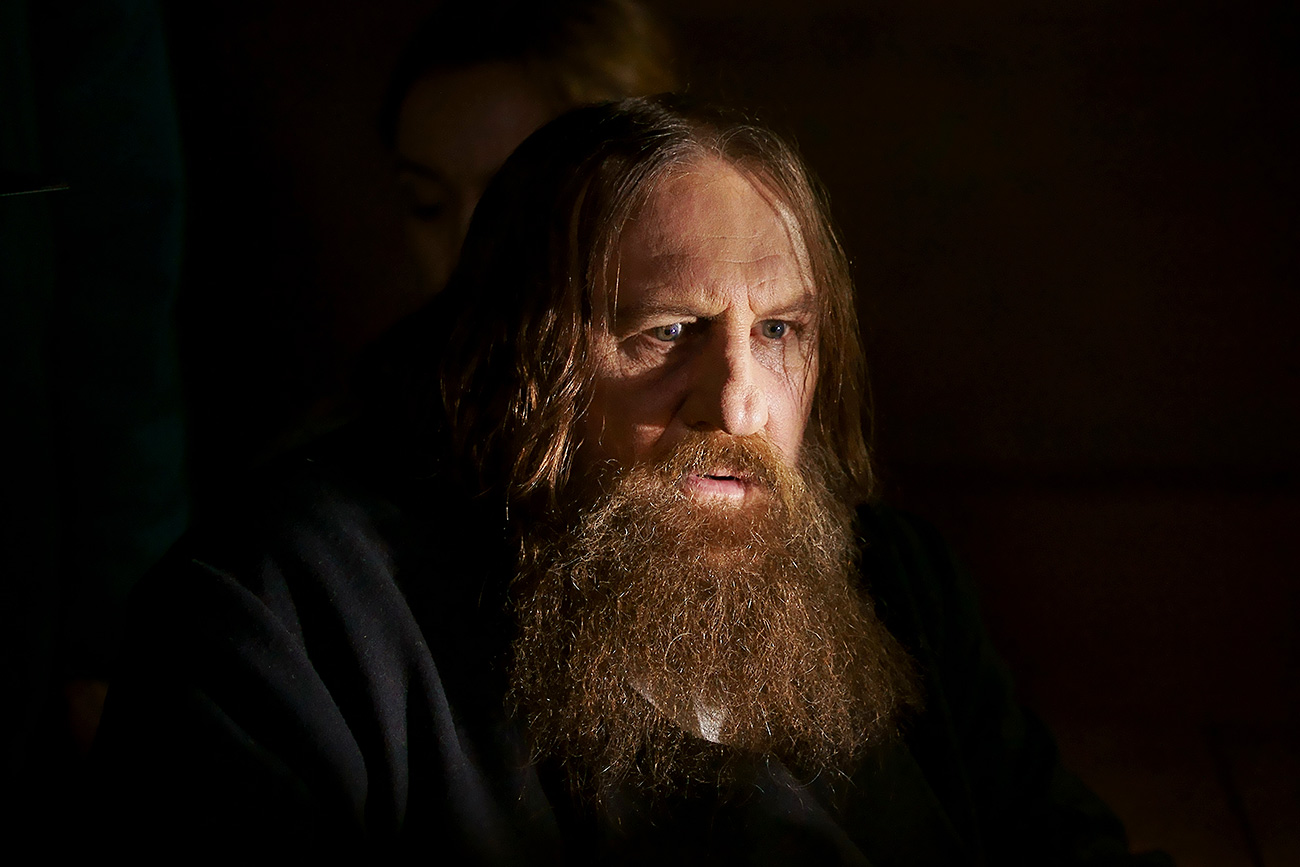 French actor Gérard Depardieu as Rasputin.