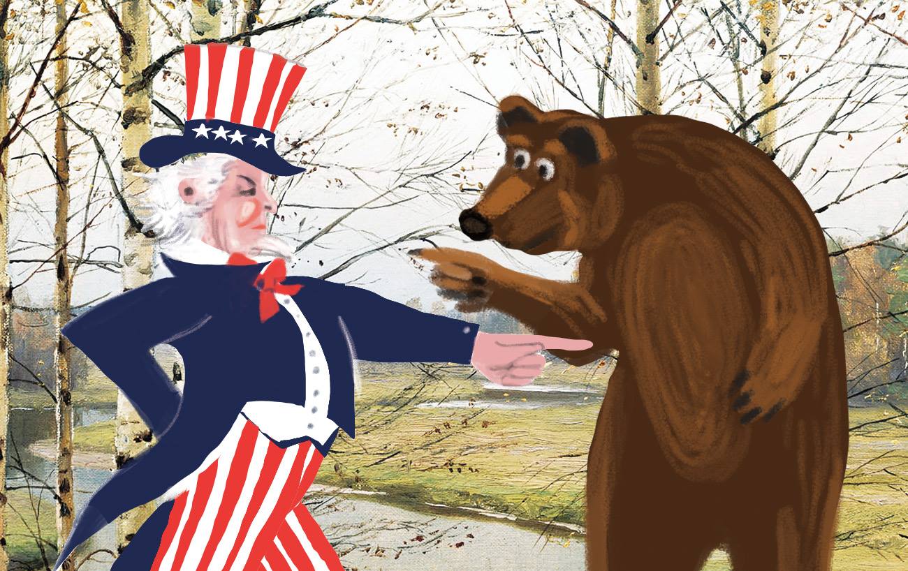 Orang Rusia percaya bahwa Washington bertindak agresif dan merupakan musuh Moskow.