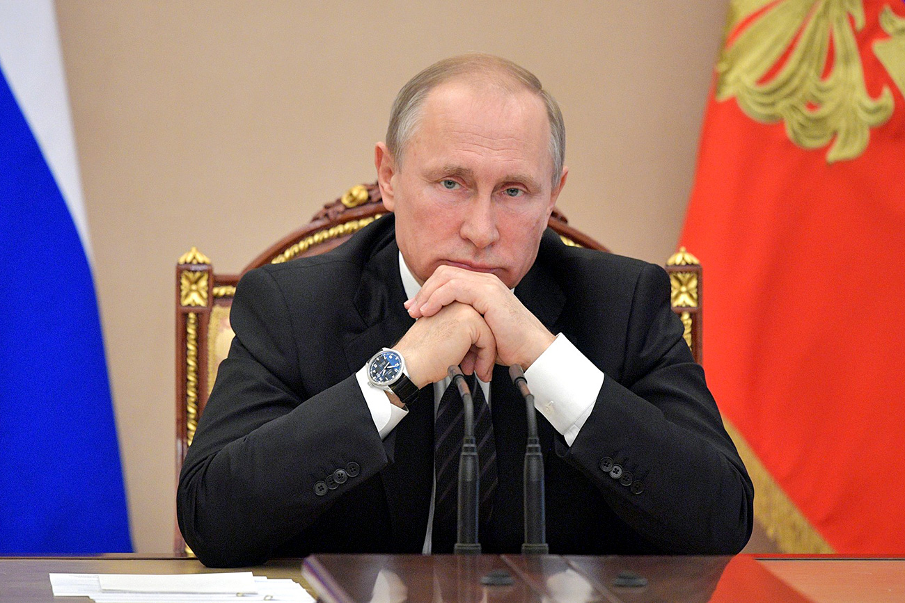 Претседателот на РФ Владимир Путин.
