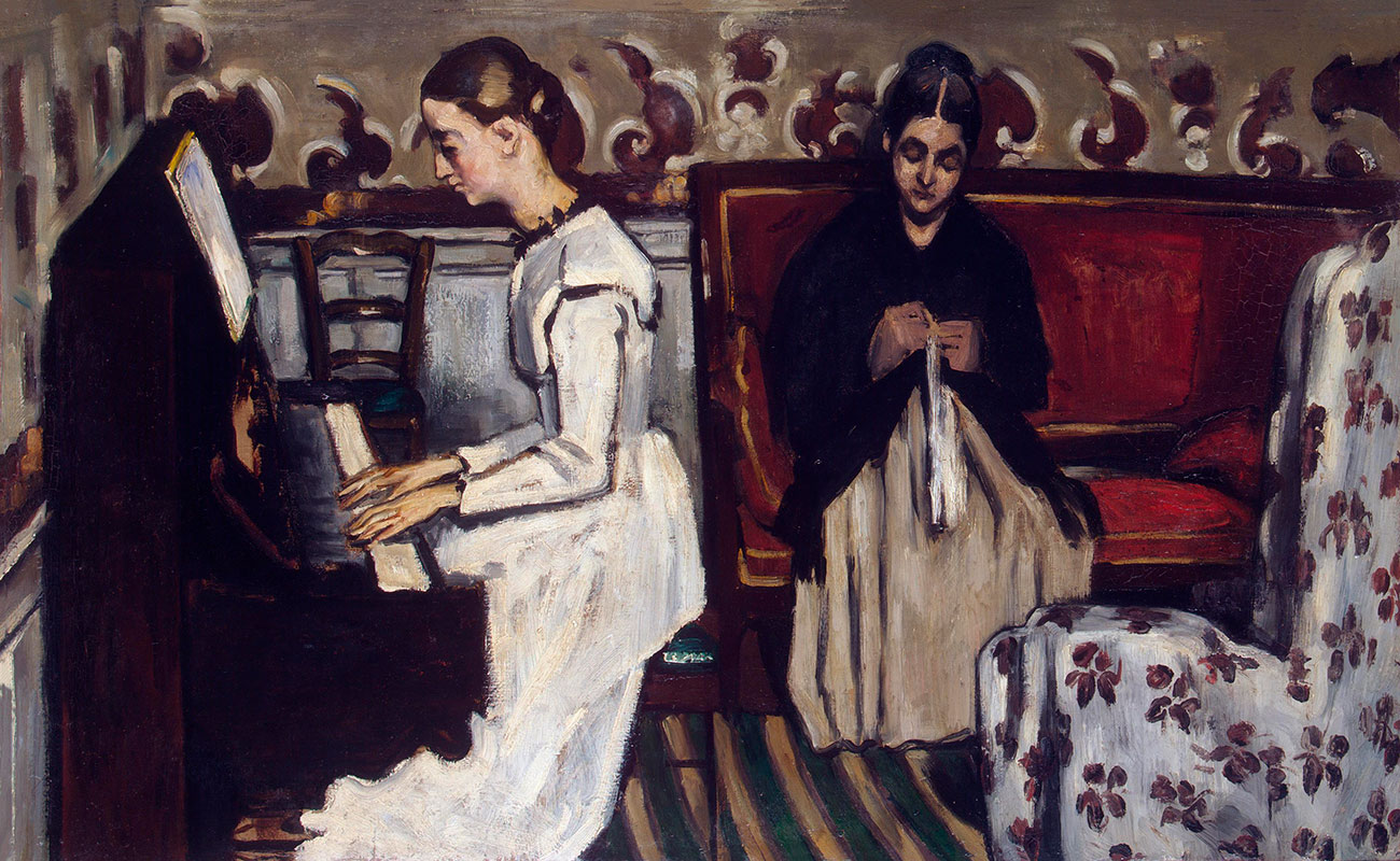 Il suo artista preferito era Paul Cezanne, di cui possedeva “Ragazza al pianoforte”, “Autoritratto con cappello” e “Paesaggio blu”