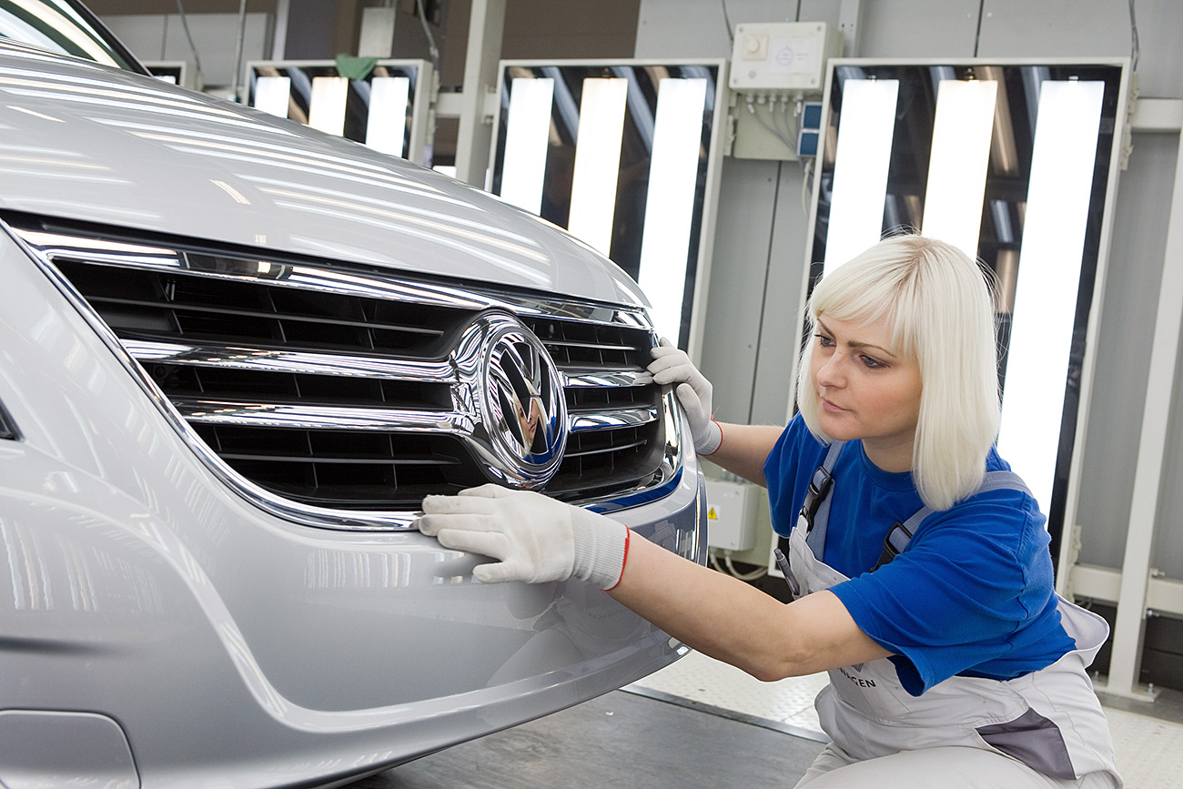 Volkswagen tops the list of international firms with the best reputation in Russia.