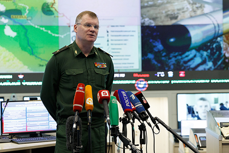 "Kami telah berulang kali menekankan bahwa pesawat dari Pasukan Kedirgantaraan Rusia di Republik Arab Suriah tidak pernah menyerang sasaran di daerah berpenduduk," kata Juru Bicara Kementerian Pertahanan Rusia Igor Konashenkov.