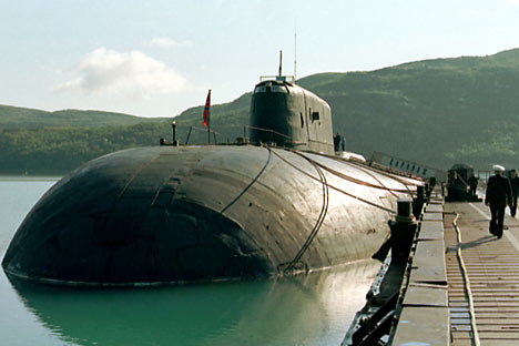 Submarino atômico "Voronej"  (projeto Antei)  Foto: TASS