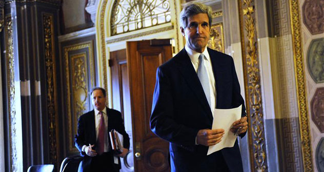 U.S. Senator Kerry walks to the Senate floor during debate over ratification of the START treaty at the U.S. Capitol in WashingtonSource: Reuters/Vostock-photo