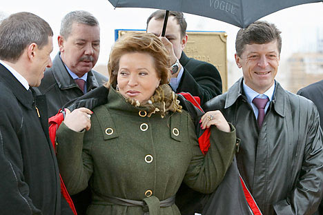 Valentina Matvienko, próxima presidenta de la Cámara alta. Foto de Ria Novosti