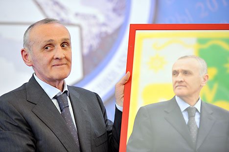 Alexánder Ankvab ganador de la carrera presidencial en Abjazia. Foto de Itar-Tass