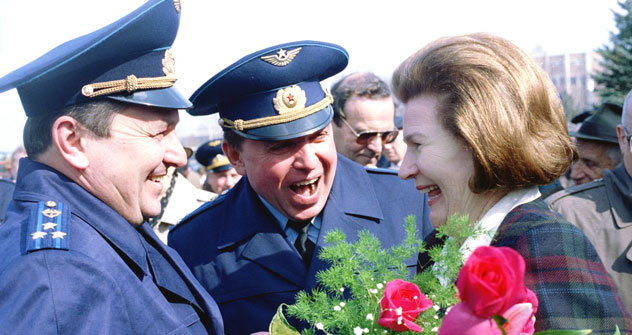 Valentina Tereshkova celebró su 75 cumpleaños el 6 de marzo. Foto de Itar-Tass