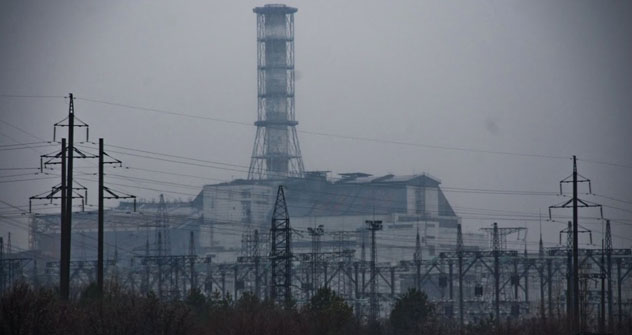Block 4 des Kernkraftwerks Tschernobyl. Foto: Veronika Dorman