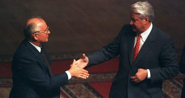 Reformer, Befreier, Zerstörer? Die Russen sind 20 Jahre nach Ende der Sowjetunion geteilter Meinung.Foto: Reuters/Vostock-Photo