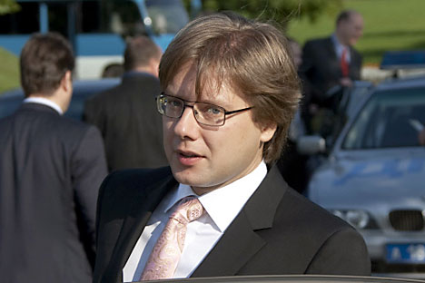 Nils Ushakov, the mayor of  Riga. Source: RIA Novosti